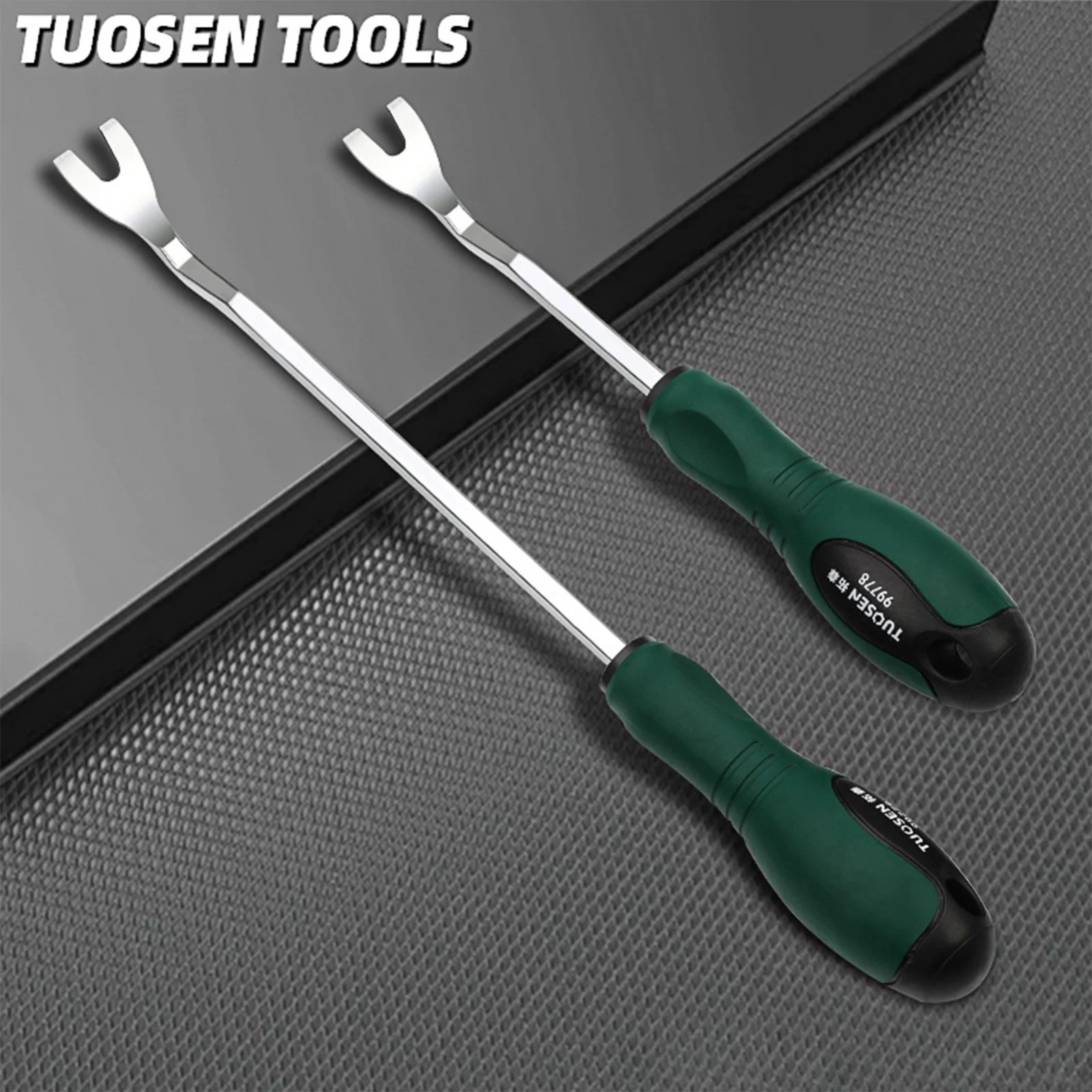 Auto Door Panel Clip Remover Tool Set Steel Pry Bar Car Trim Repair Kit