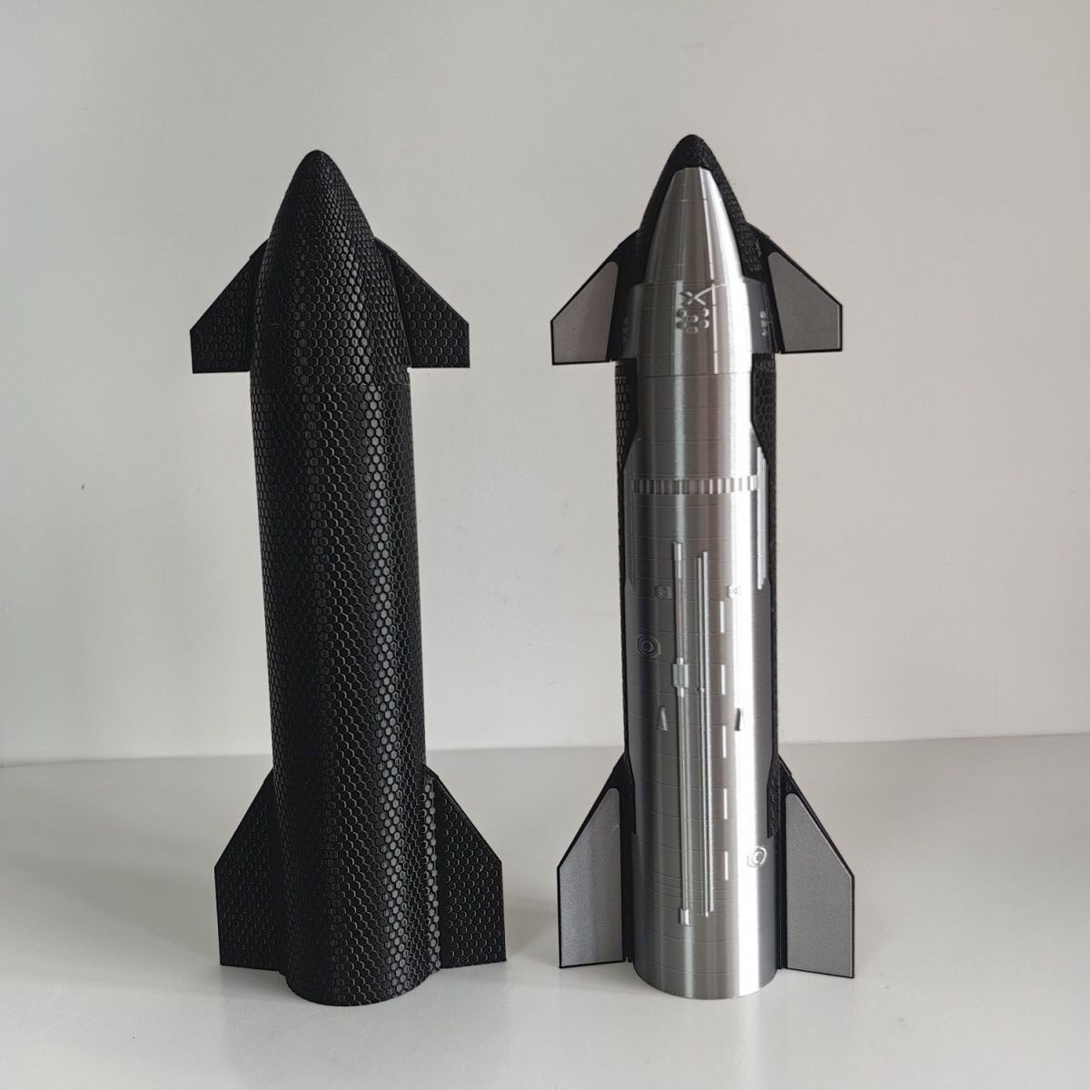 SpaceX Starship 3D Printed Spacecraft Rocket Model Decor