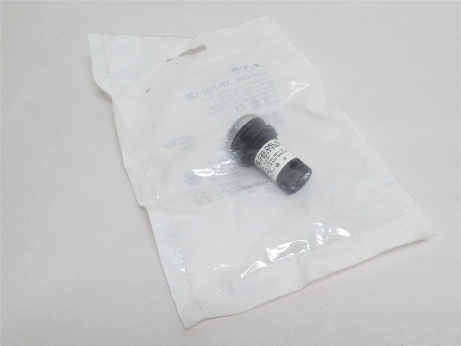 240360 New-No Box; Eaton C22-DRL-XR-K01-120 Illuminated Push-Button Actuator
