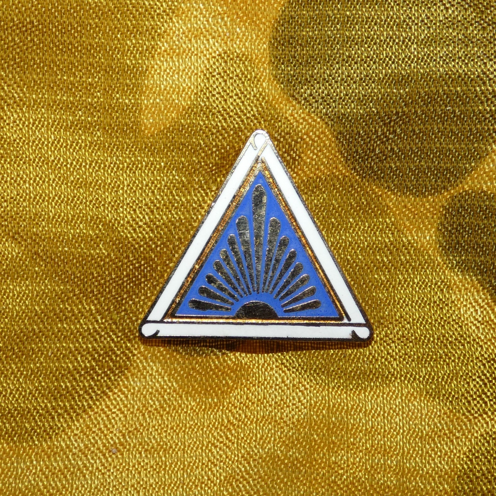 Vintage USAF 1st Observation Squadron Cloisonne DUI-style Unit Crest