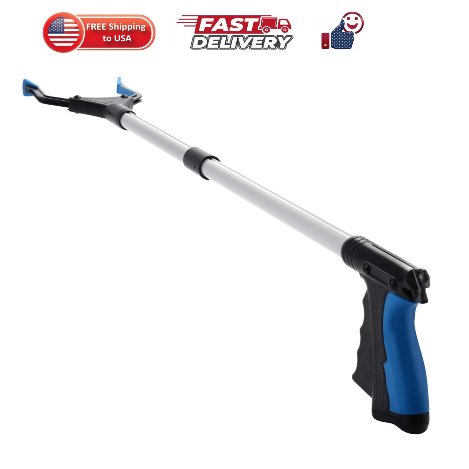 Grabber Reacher Tool, 32" Grabbers for Elderly, Lightweight Extra Long Handy ...