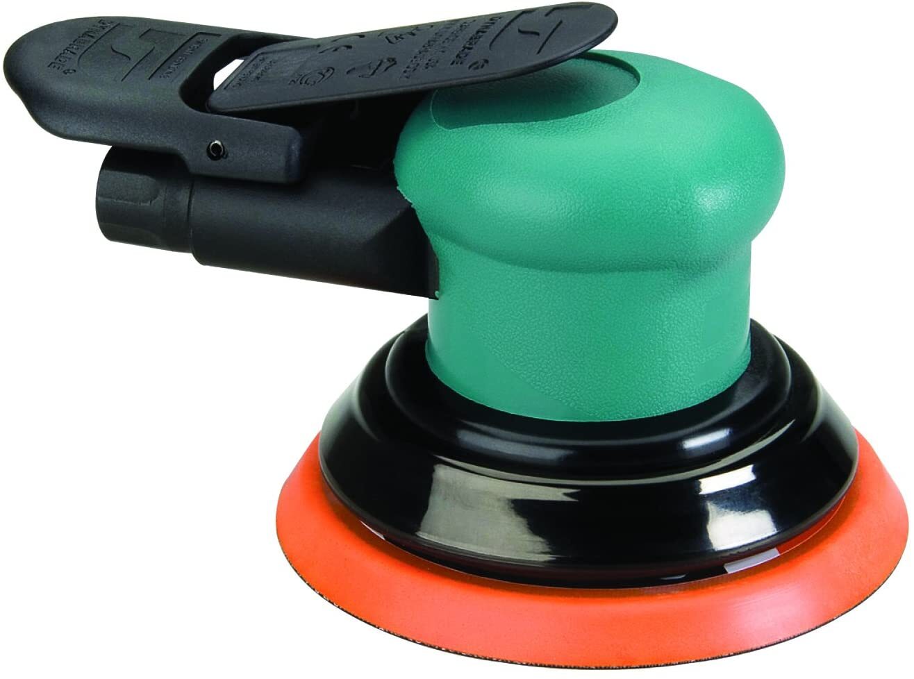 Dynabrade 59035 5-Inch Non-Vacuum Dynorbital-Spirit Random Orbital Sander, Teal