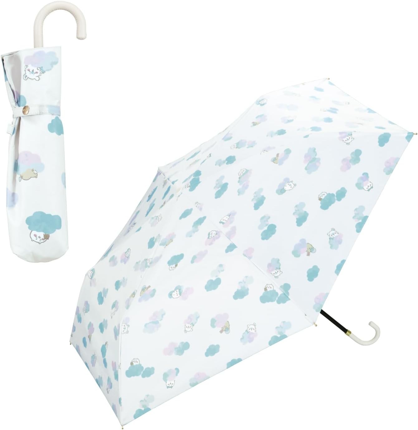Chiikawa Folding Umbrella for Sun and Rain Blackout Mini Sleepy New Japan
