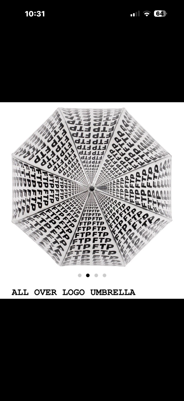 FTP All Over Logo Umbrella