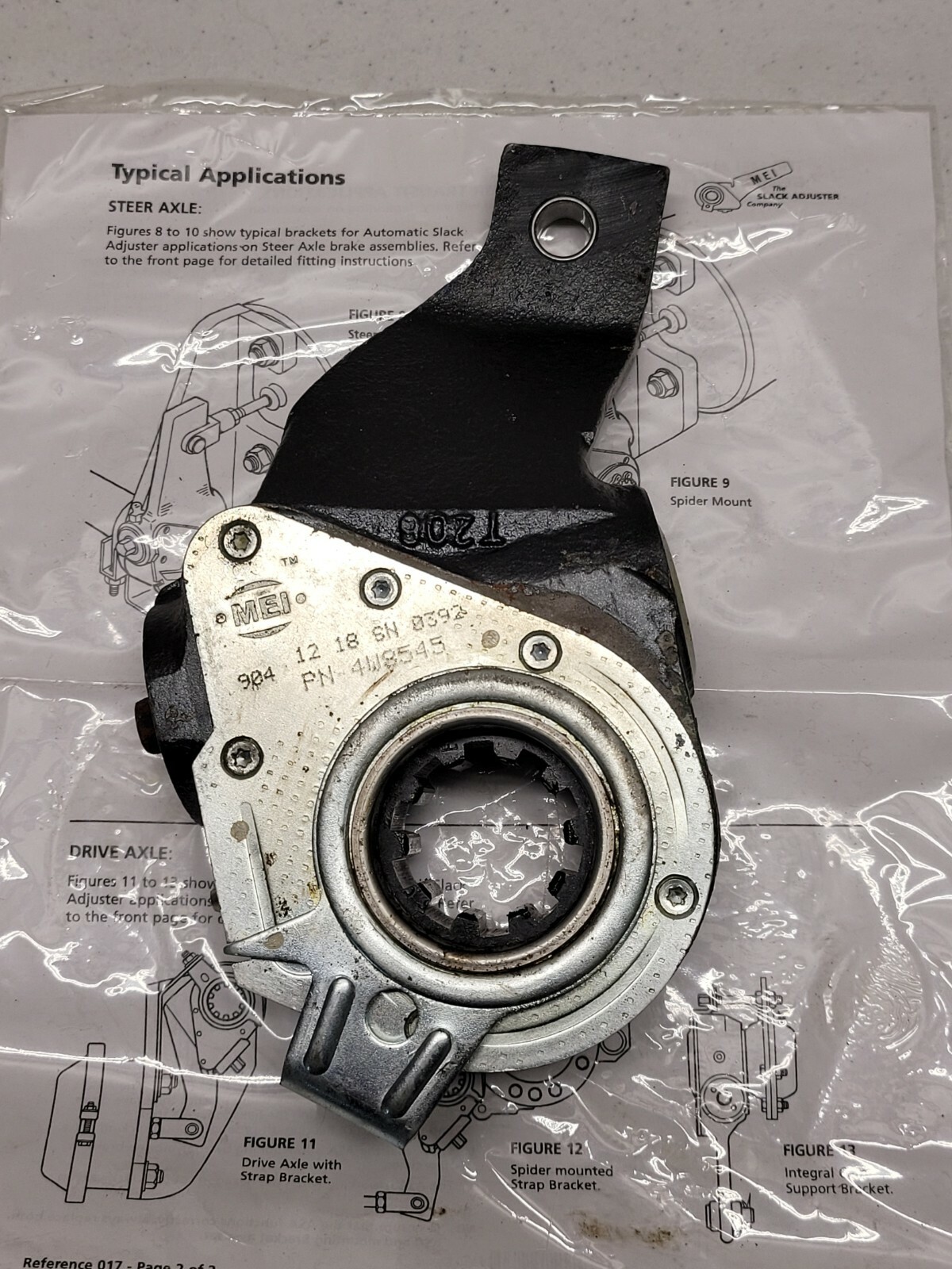 MEI 4W8545 Air Brake Slack Adjuster 4L-3-24