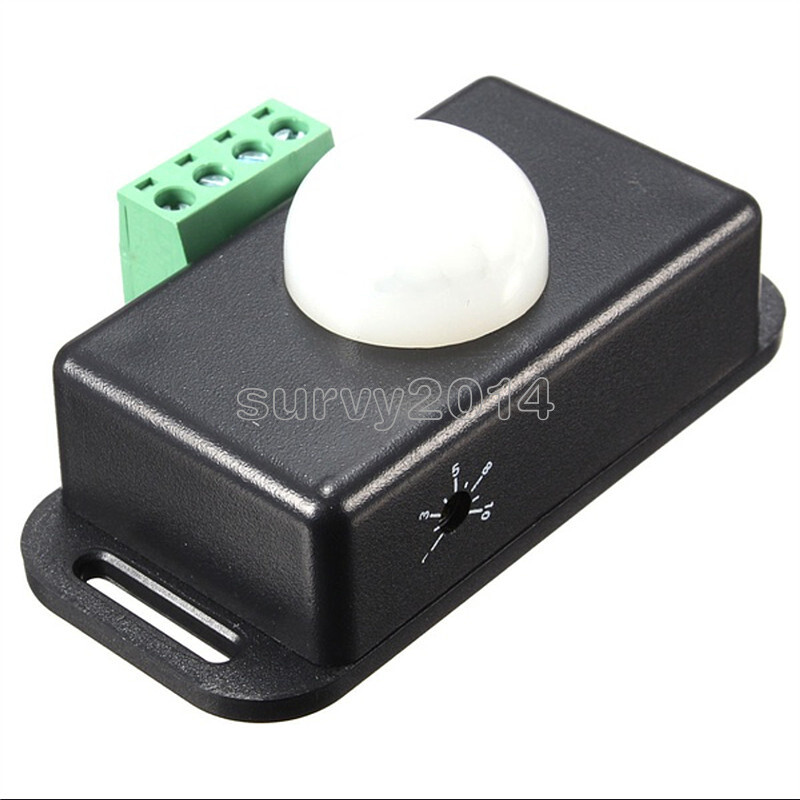 Automatic DC 12V-24V 8A Infrared PIR Motion Sensor Switch LED light Stylish