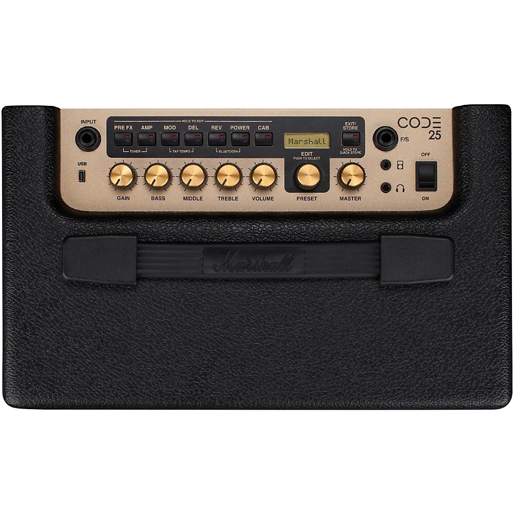 Marshall CODE 25W 1x10 Guitar Combo Amp Black