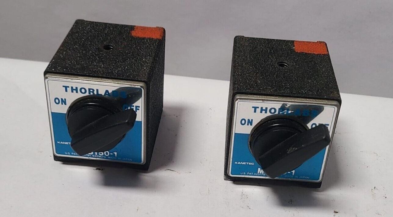 Lot of 2 KANETEC THORLABS Type MB Magnet Holder Base MB150-1