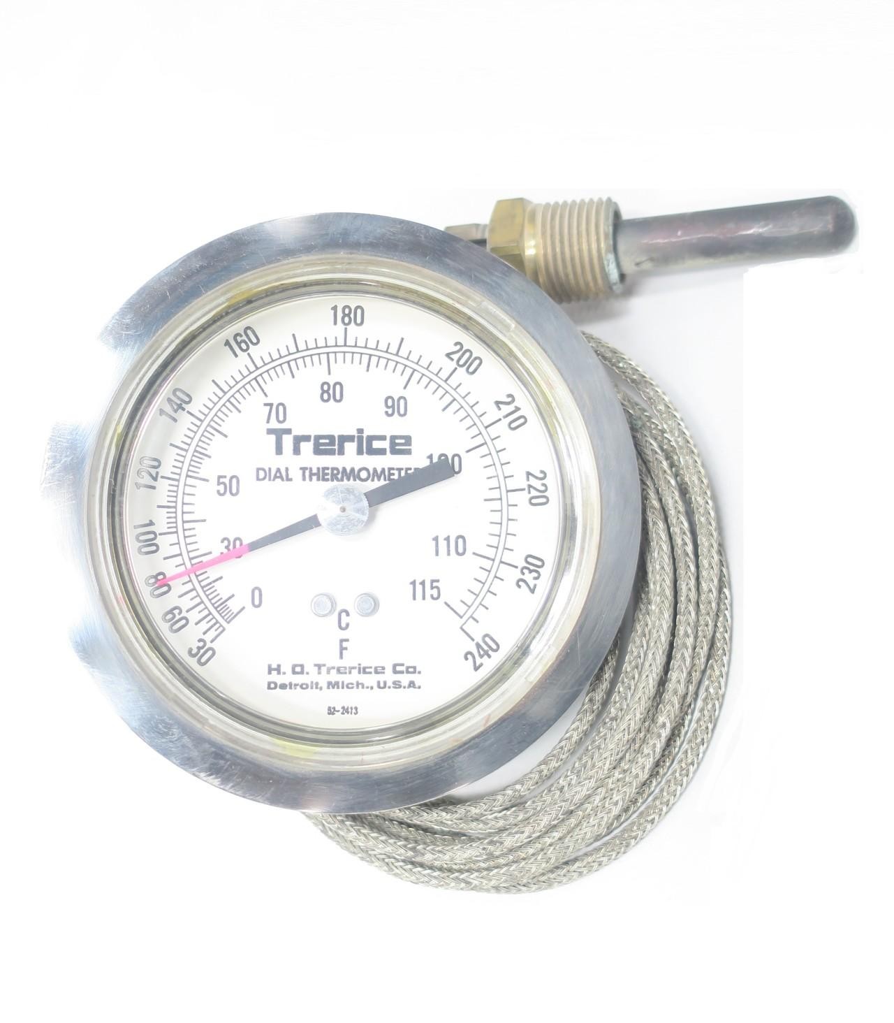 Trerice 52-2413 Thermometer 30-240f