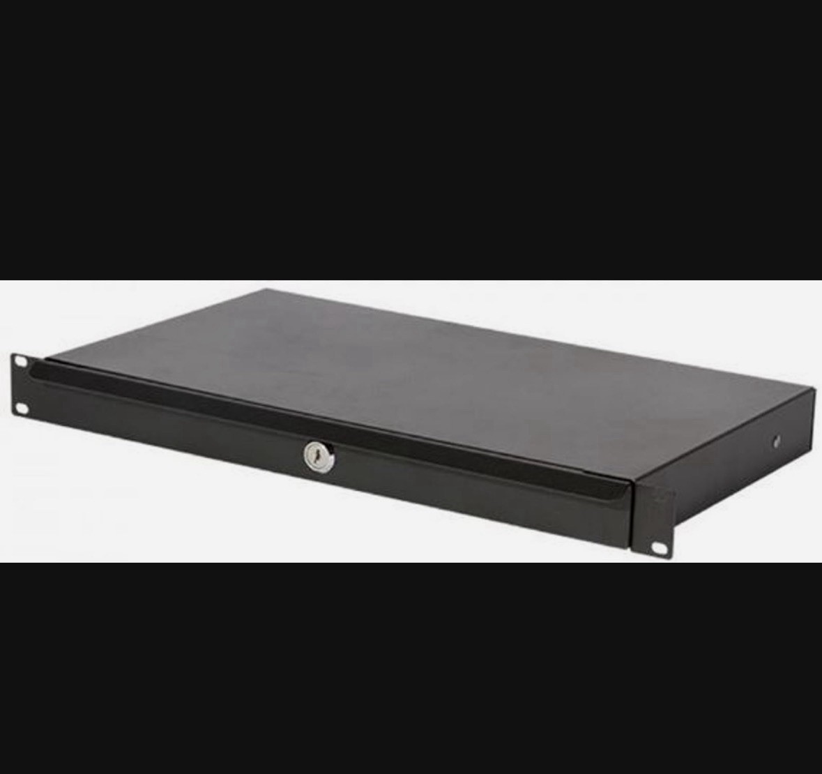On-Stage Stands RDLS1000 1U Locking Rack Drawer (Shallow)