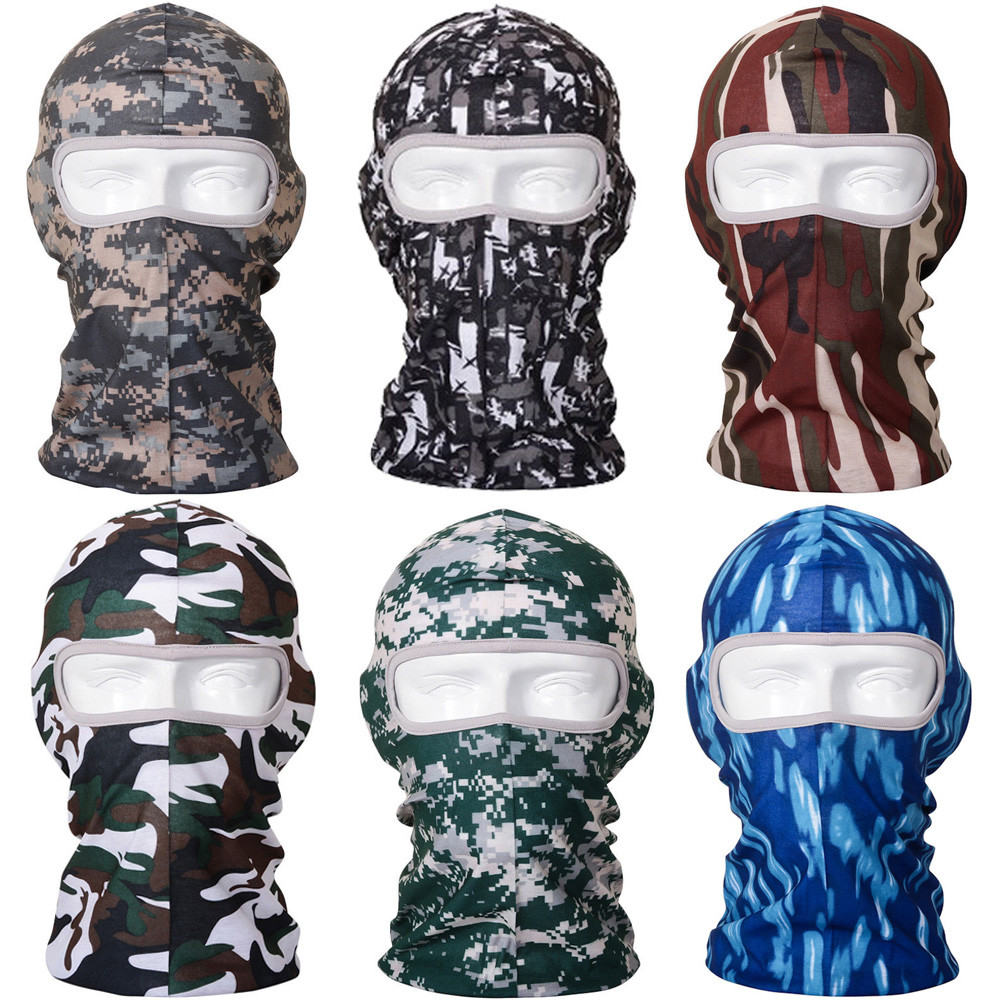Outdoor Sport Bicycle Cycling Balaclava Sun Protection Printed Full Face Mask