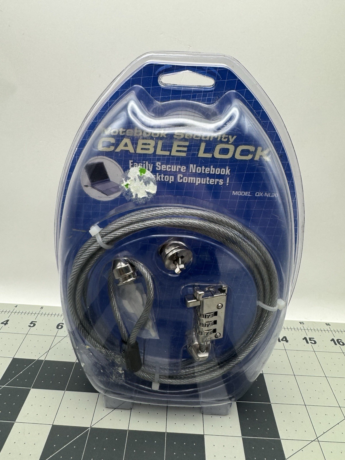 Vintage Dynex Laptop Notebook Maximum Security Cable Lock DX-NL20 New Sealed