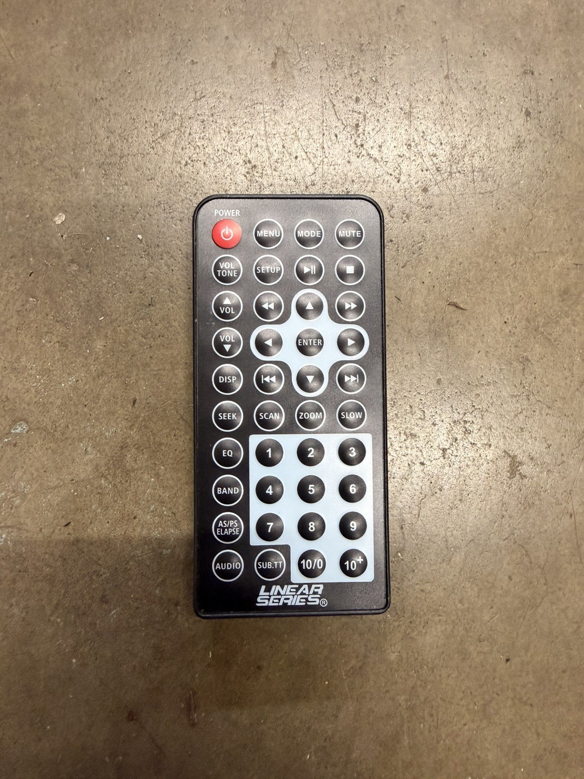 Linear Series RC5080 | Remote for RV5070/RV5080/RV5090 Wall Mount Radio No Cover