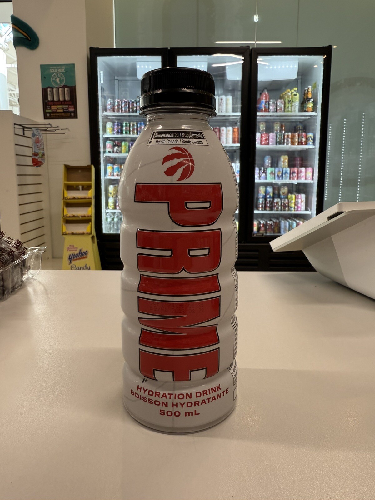 *NEW* White & Red Toronto Raptors PRIME CANADA EXCLUSIVE IN HAND IN USA!!!