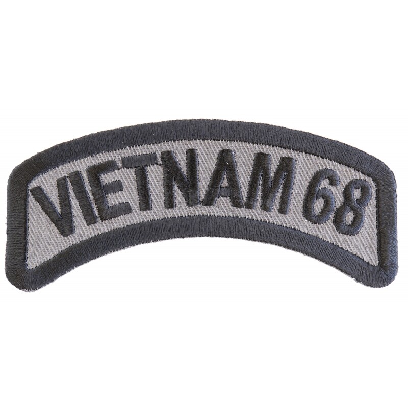 Patch, Small Rocker (Iron-On), Vietnam 1968 Tour Patch Military Service