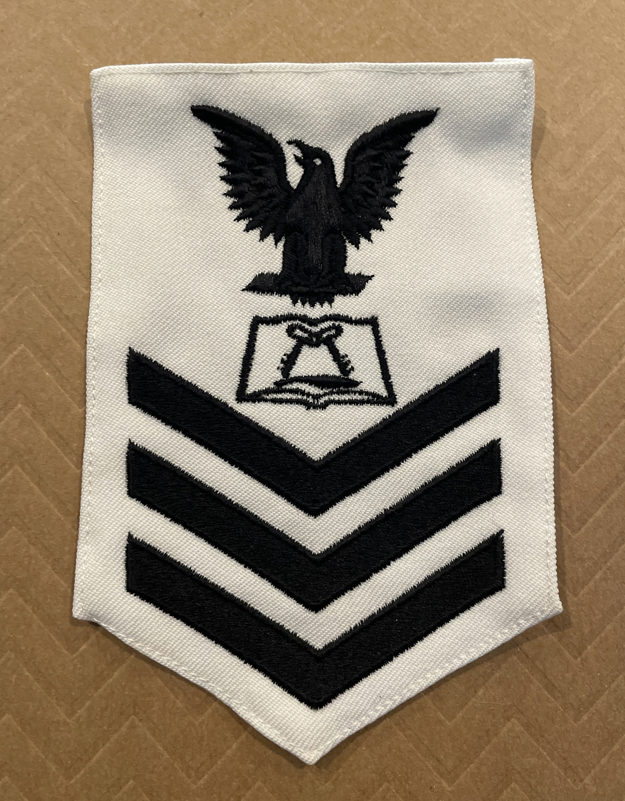US NAVY E-6 Female Rating Badge Culinary Specialist White