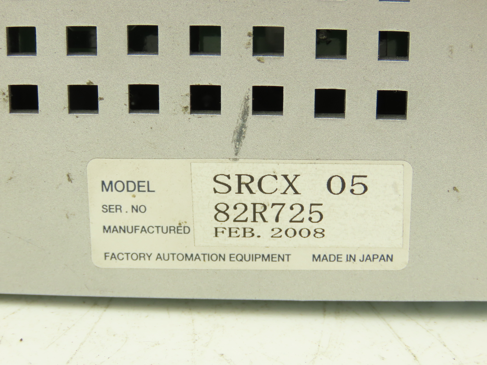 Yamaha SRCX 05 Robot Controller Factory Automation Equipment Bracket Missing