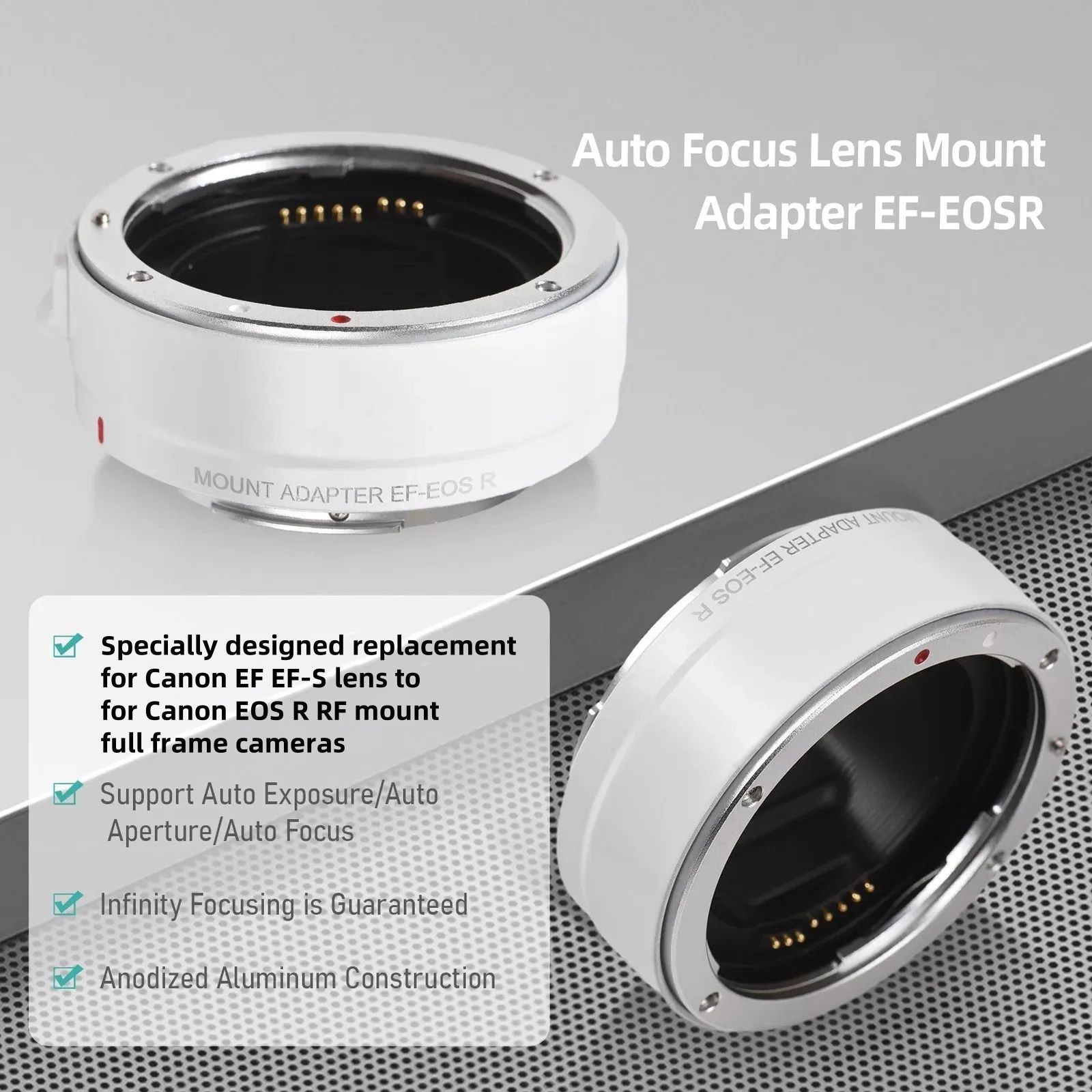 EF-EOS R Auto Focus Lens Adapter For Canon EF EF-S Lens To EOS R RF Mount Camera