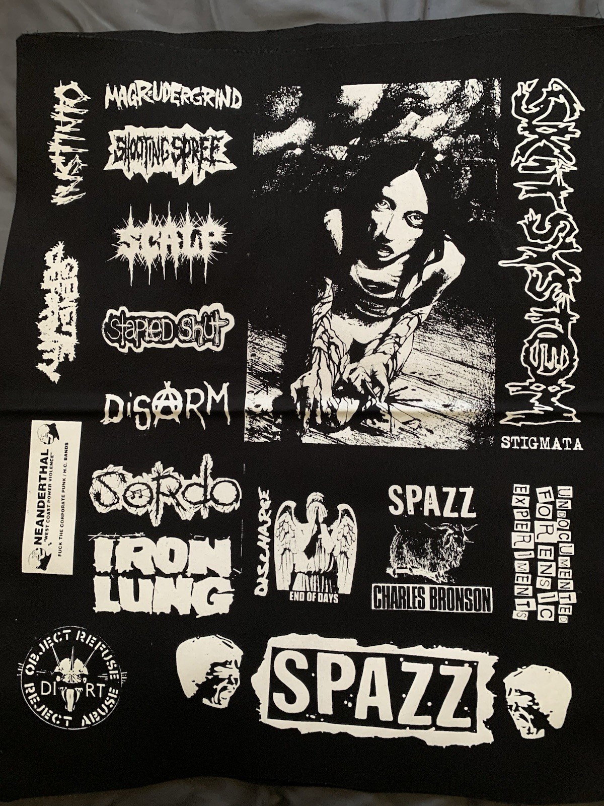 Crust Punk Patches Sheet
