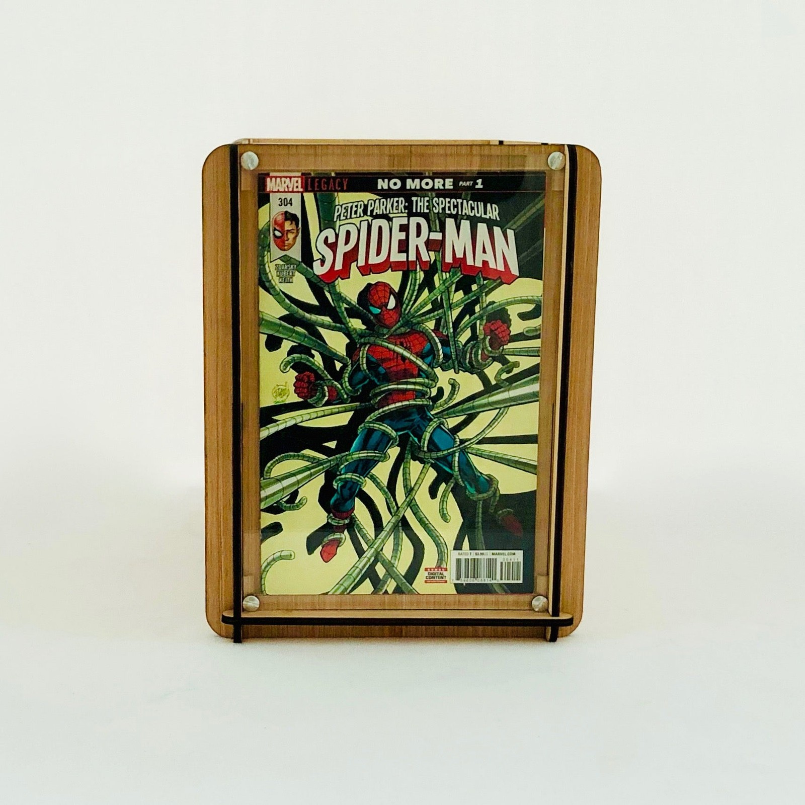 Eco-Friendly Wood Comic Book Short Box Storage & Display