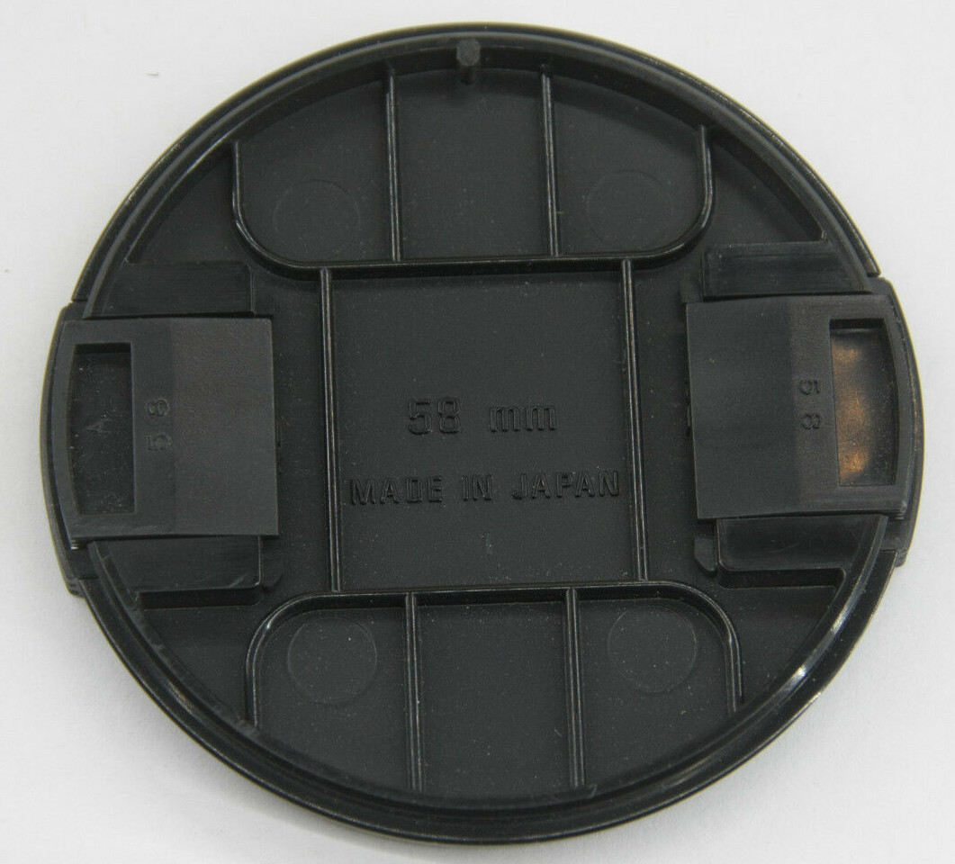 58mm Lens Cap - Plastic Regular - Snap-on - Sigma Japan - USED E56S
