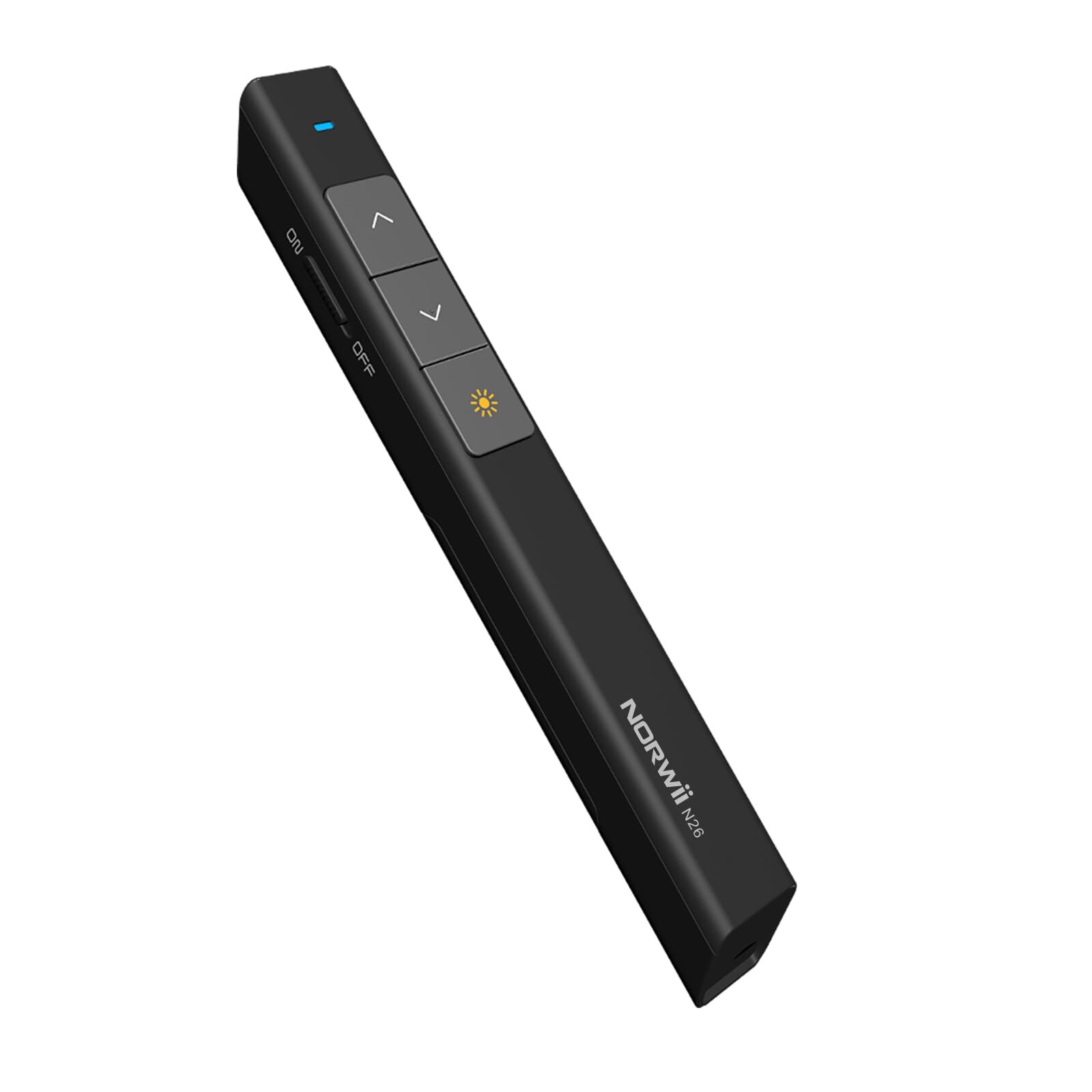 N26 Wireless Presentation Clicker Presentation Remote PowerPoint Clicker with...