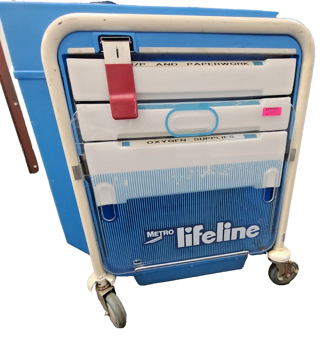Emergency Medical Cart  - hospital cart - Metro Lifeline LEC51  Crash Cart