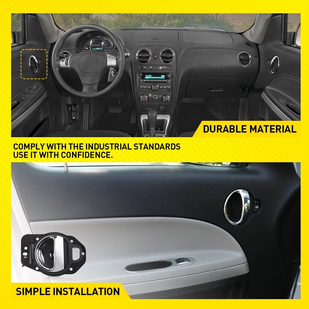Interior Handle Door Inside Plastic Left Driver Side For 2006-2011 Chevrolet HHR