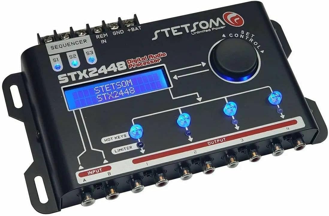 Digital Signal Processor with 15-Band Equalizer and Variable Frequency Crossover