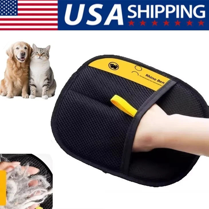 2025 New Pet Glove Cat Grooming Gloves Cat Hair Remover Pet Dog Hair Remover HOT