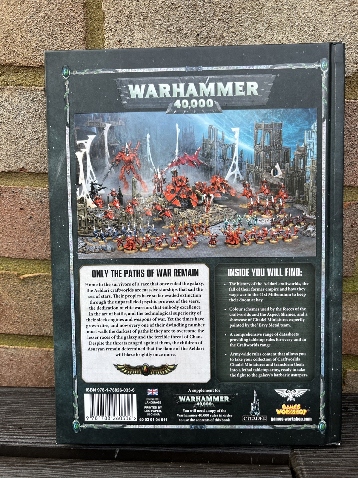 Aeldari / Eldar Craftworlds Codex - Hardback Warhammer 40k Games Workshop 2017