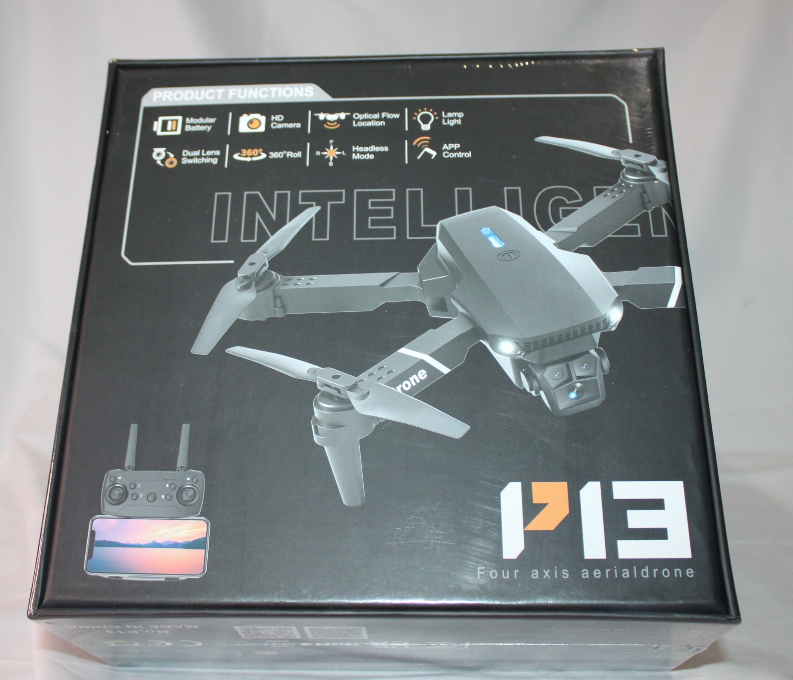 DMES P13 Four Axis Aerial-Drone - HD Camera, App Controlled,