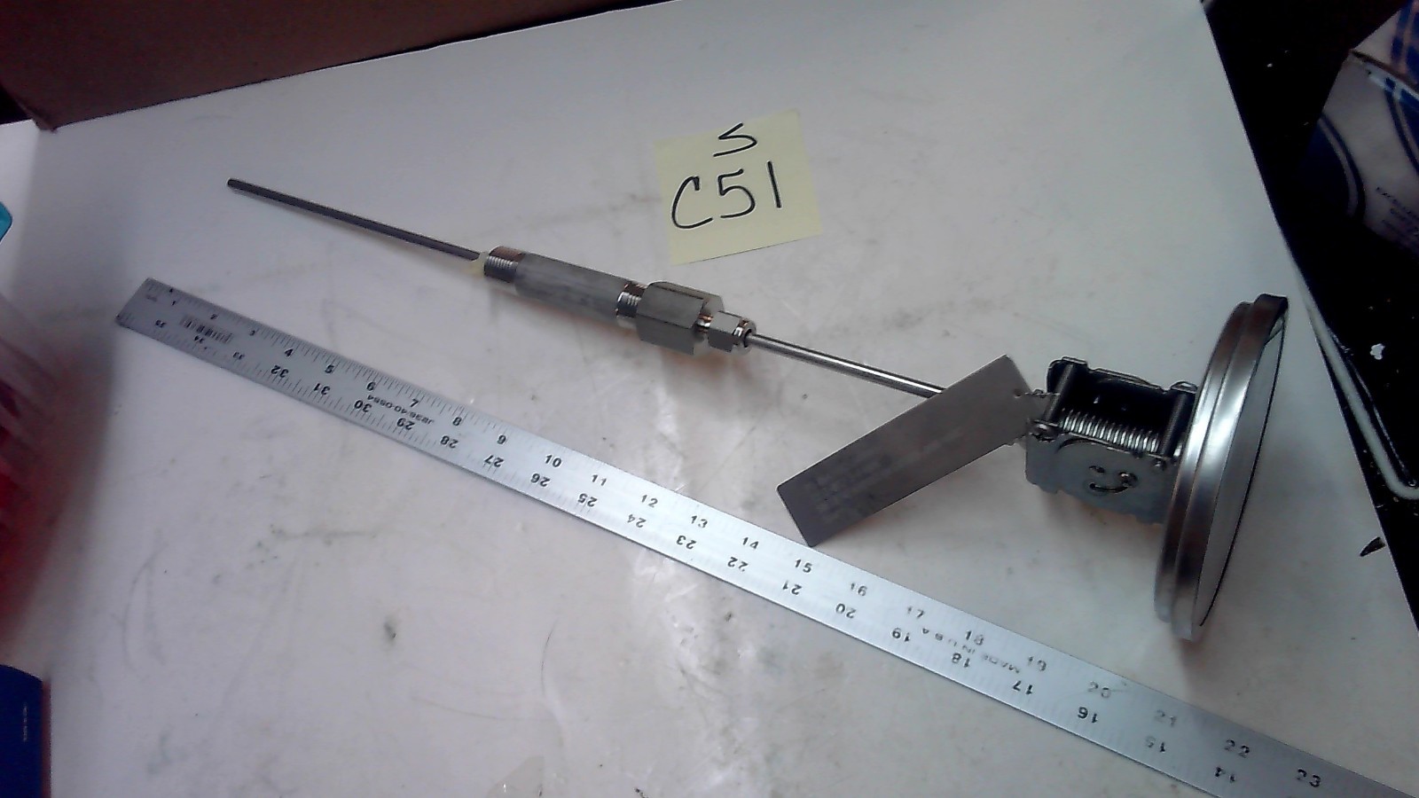 ASHCROFT BIMETAL THERMOMETER MODEL E ( 400C)