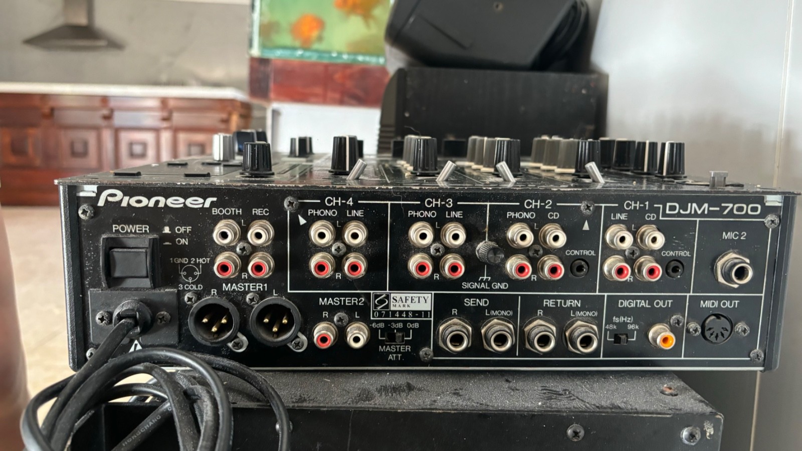 DJM-700K Professional Digital Dj Mixer Working