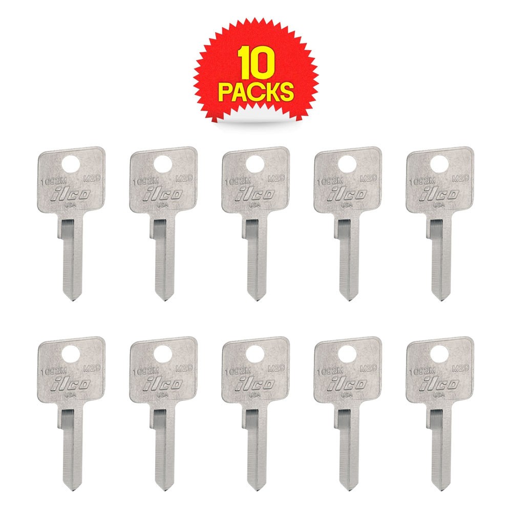 M29 / 1092M Key Blank Nickel