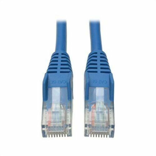 Tripp Lite Cat5e 350MHz Snagless Molded Patch Cable RJ45 M/M Blue 100-ft