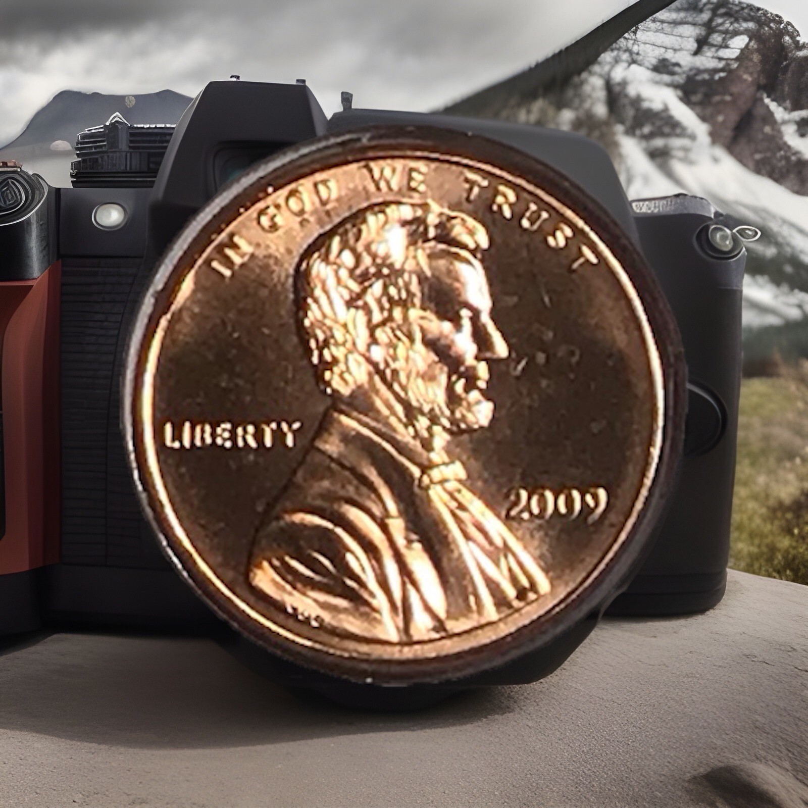 2009 P   Lincoln  Cent  (Log Cabin )   OBW/UNC   Free Shipping