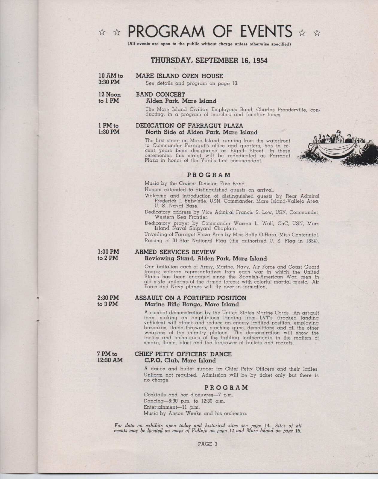 1854-1954 Souvenir Program from the Mare Island CA Centennial