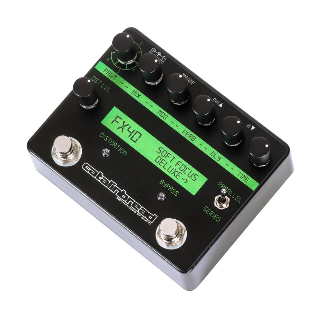 Catalinbread Soft Focus Deluxe Multi Effects Black Reverb Guitar Pedal