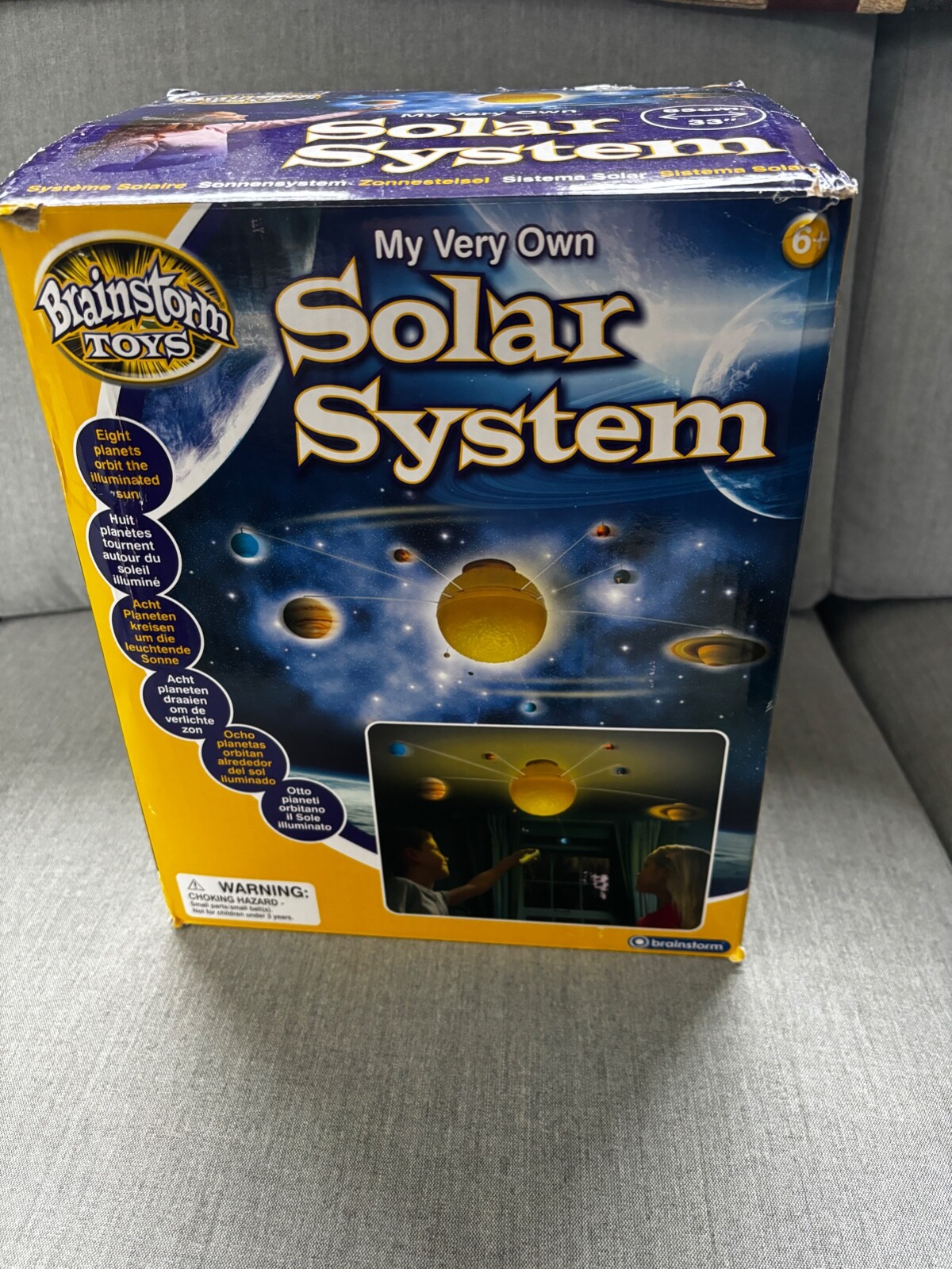 Brainstorm Toys My Very Own Solar System - opened not assembled Lights READ