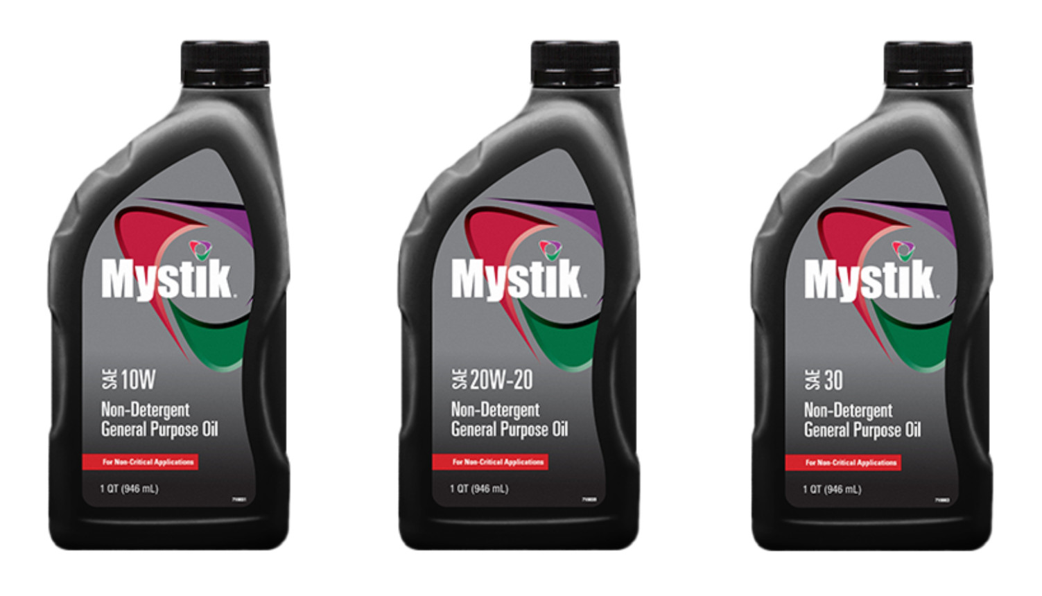 Mystik Non-Detergent Oil Case 12 Quarts SAE 10W 20W 30W Air Compressor Lube