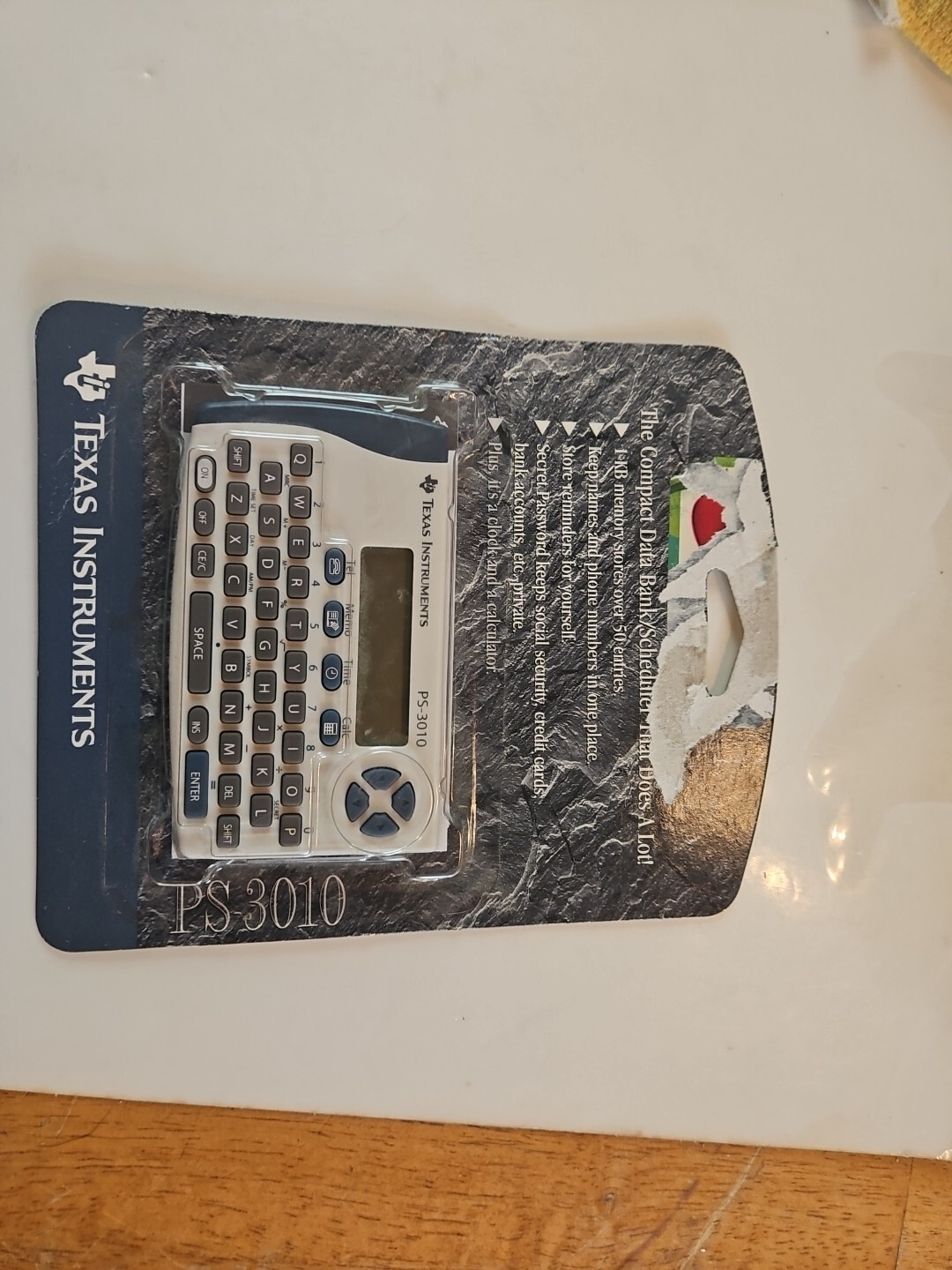 NEW NIB Texas Instruments TI PS3010 Data Bank/Scheduler