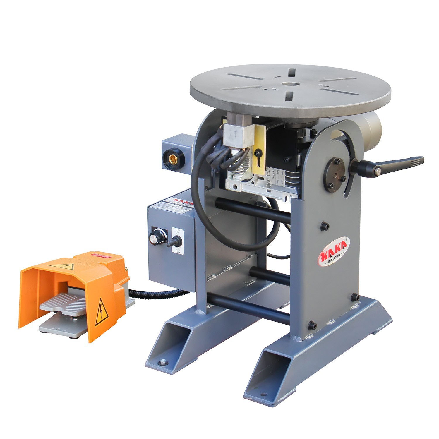 KAKA Welding Positioner 771lb, 0-135° Tilt 0-5RPM 125W 110V Welder Table WP-350