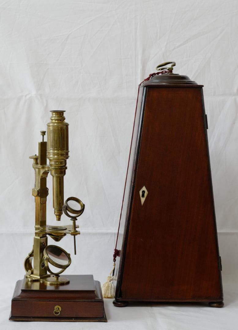 microscope antique collectible John Cuffe's compound microscope Maltese cross