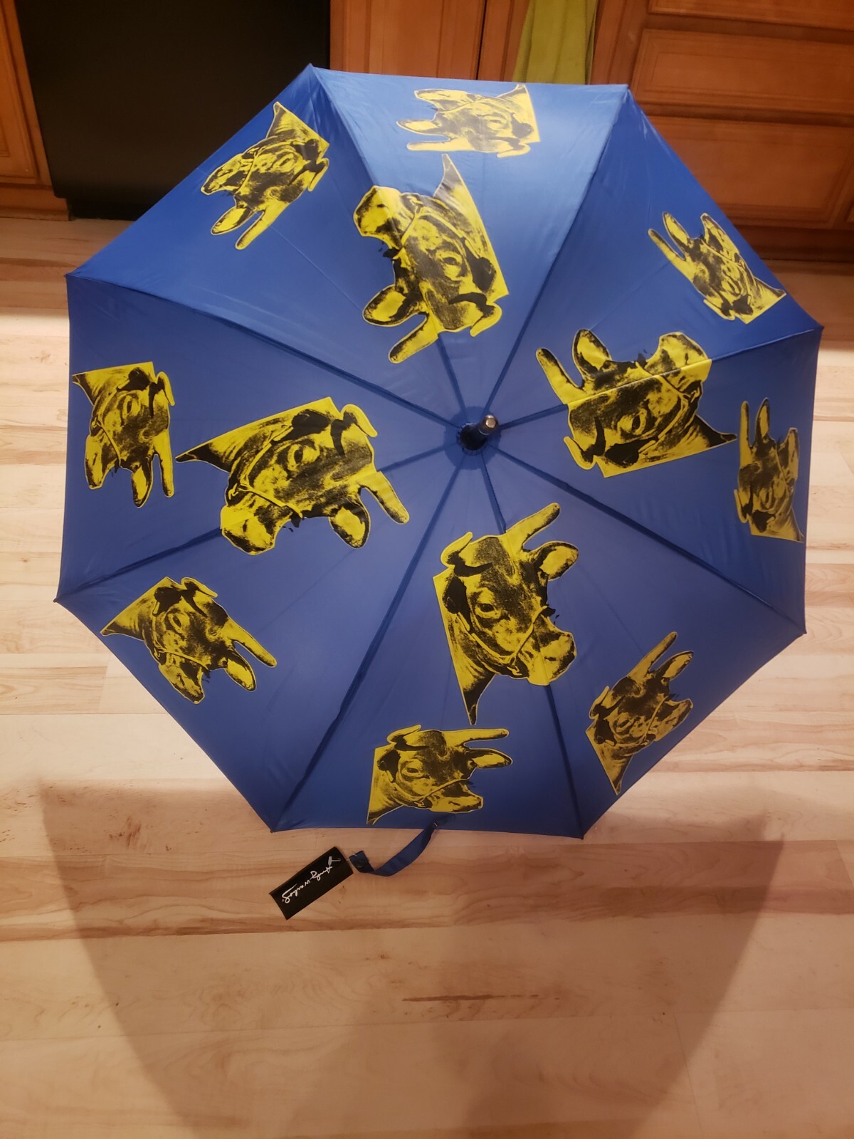 Brand New Andy Warhol Officially Licensed Umbrella Cows NEW w TAGS