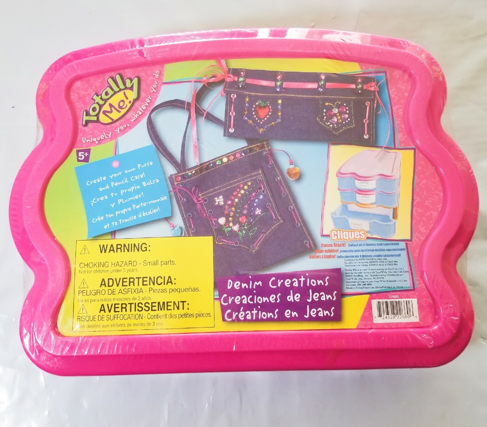 Create Your Own Denim Kid's Craft Games NWT