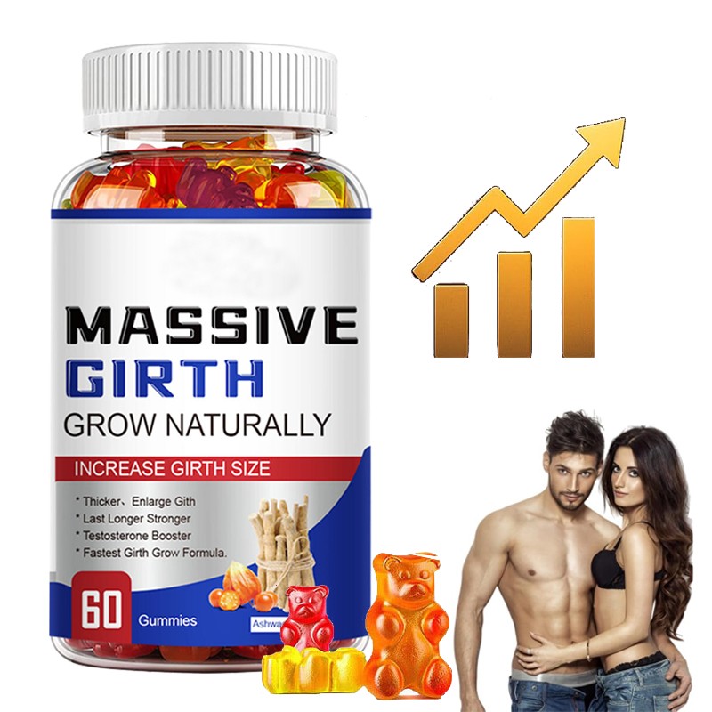 Male Enhancement Gummies Booster & Thicker Last Longer Stronger Bigger 60 Gummy