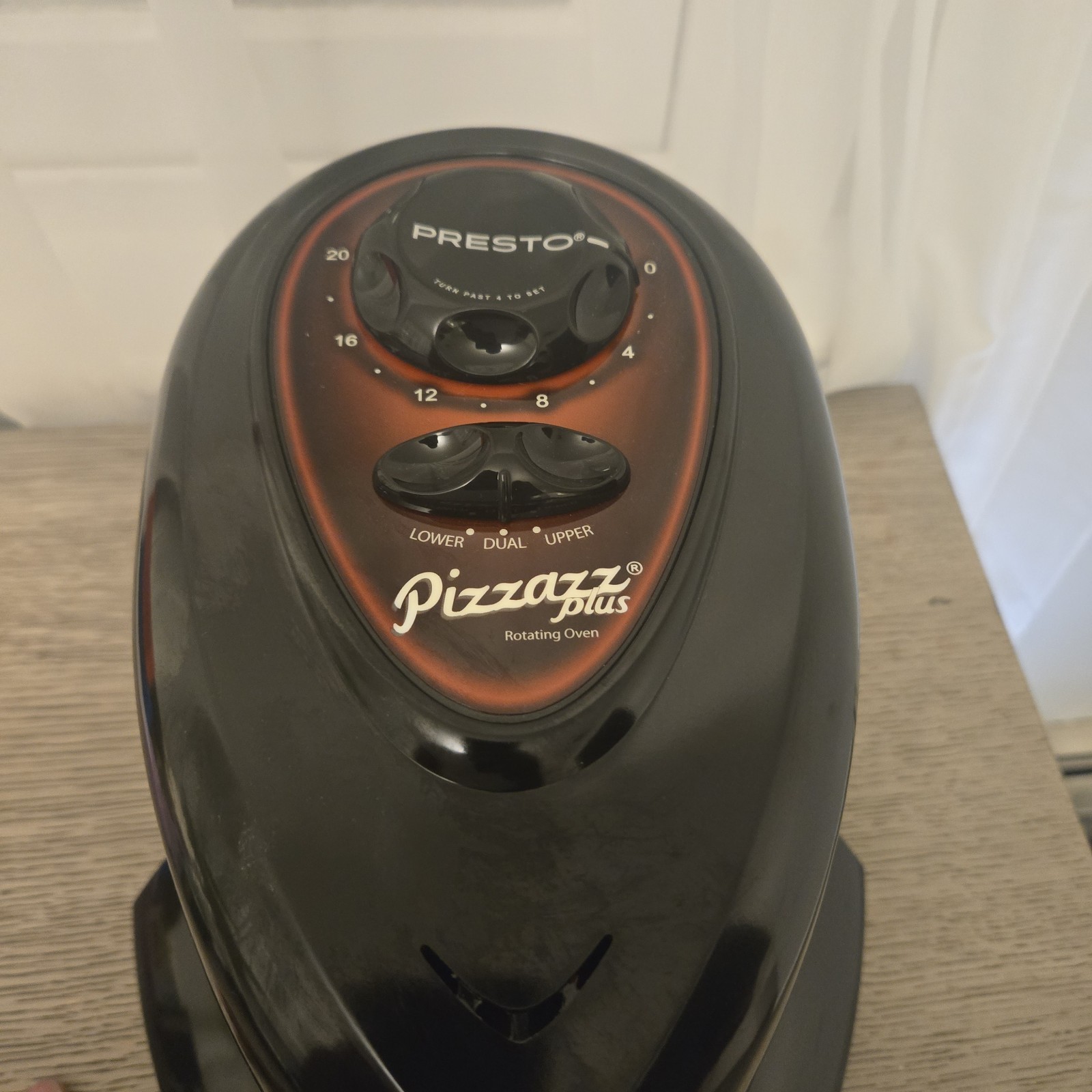 Presto Pizzazz Plus Rotating Pizza Oven Black Model 0343003 Base Unit Only