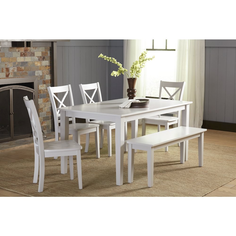 Simplicity Solid Wood 48" Classic Bench