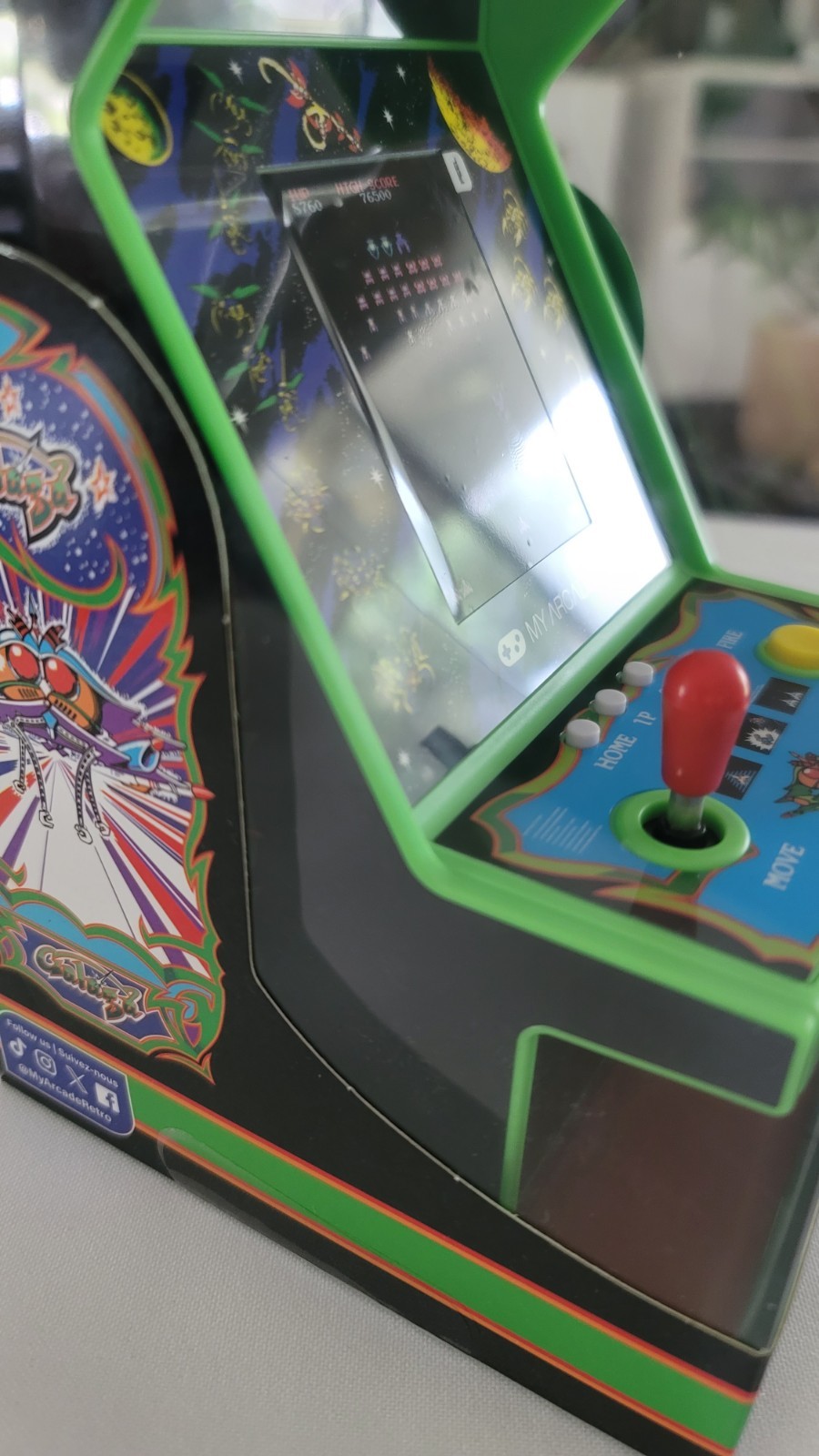 Galaga Micro Retro Player Collectible Mini Arcade Machine by My Arcade